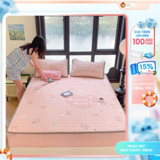 Chiếu điều hoà cao su non bọc đệm latex 5d, Mát Lạnh, Thoải Mái - CAM CHĂN GA GỐI