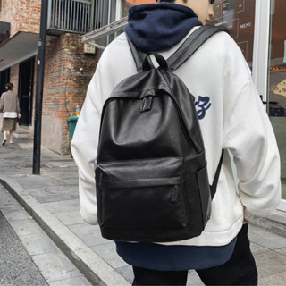 Balo đi học da pu balo ulzzang thời trang chống nước ngăn chống sốc đựng laptop 15 6 inch BL16