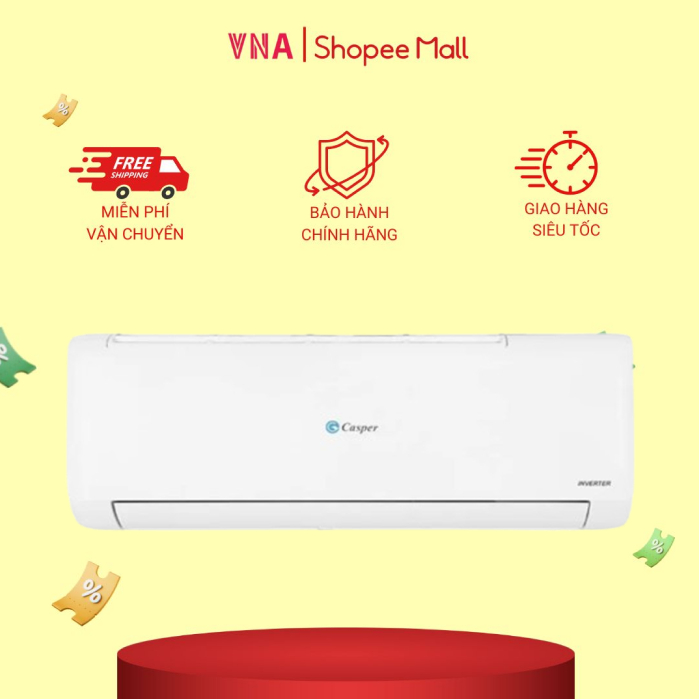 Điều hòa Casper Inverter 18.000 BTU TC-18IS36 - Bảo hành chính hãng 36 tháng
