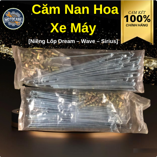 Căm Nan Hoa Xe Máy [Niềng Lốp Dream – Wave – Sirius]