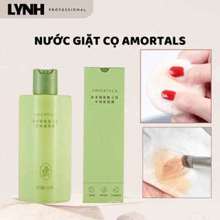 Nước rửa cọ trang điểm và bông mút Amortals làm sạch nhanh chóng, hiệu quả và vệ sinh