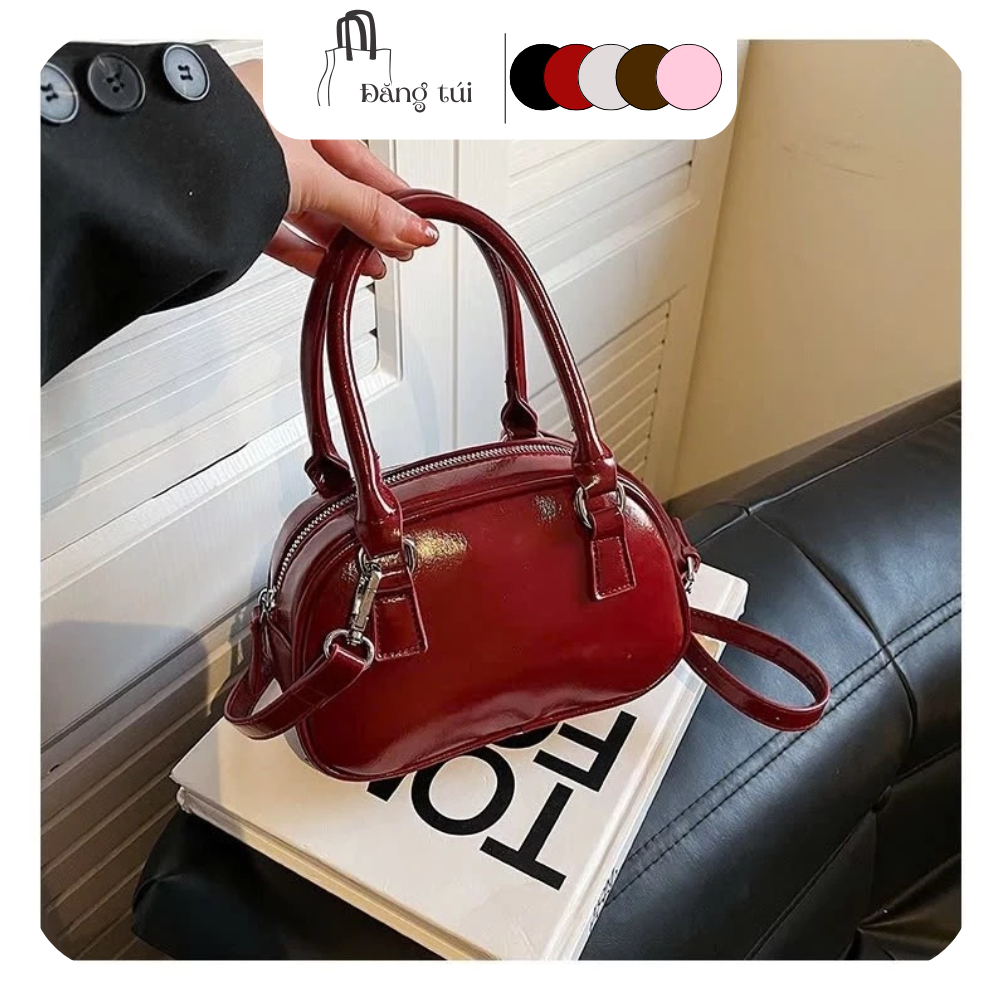 Túi xách nữ túi cầm tay đeo chéo da nhám thời thượng hottrend phong cách trẻ trung - DK206 | BigBuy360 - bigbuy360.vn