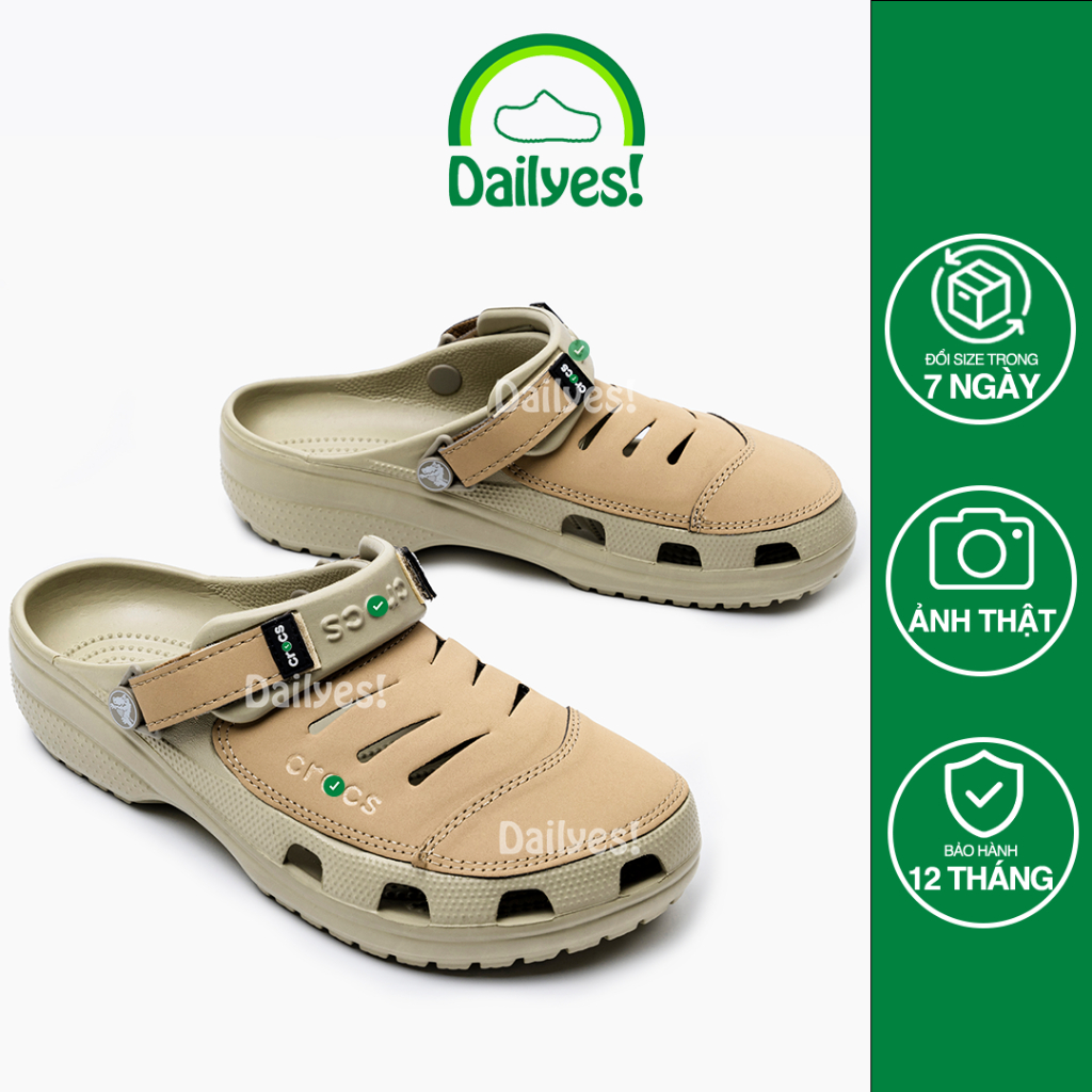 Dép Nam Yukon Mesa Clog, Dép Sục Bít Đầu hàng chuẩn, không mùi nhựa, full tag, hỗ trợ đổi trả - Dail