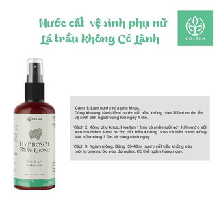 Nước Cất Trầu Không (Toner trầu không) 100ml - Trị Viêm, Kháng Khuẩn, An Toàn Cho Mẹ Bầu, Mẹ Sau Sinh Và Trẻ Nhỏ