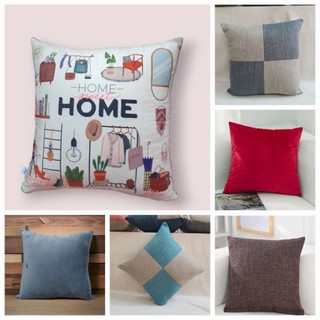  Gối tựa lưng sofa vỏ gối sofa chất nhung chất thô gai cao cấp chọn mẫu vô tư 