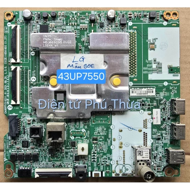 Bo khiển bo ng uồn bo mạch bo Wifi Tv LG 43UP7550 - 43UP7550PTC - 43UQ7550 nguyên zin, hoạt động tốt