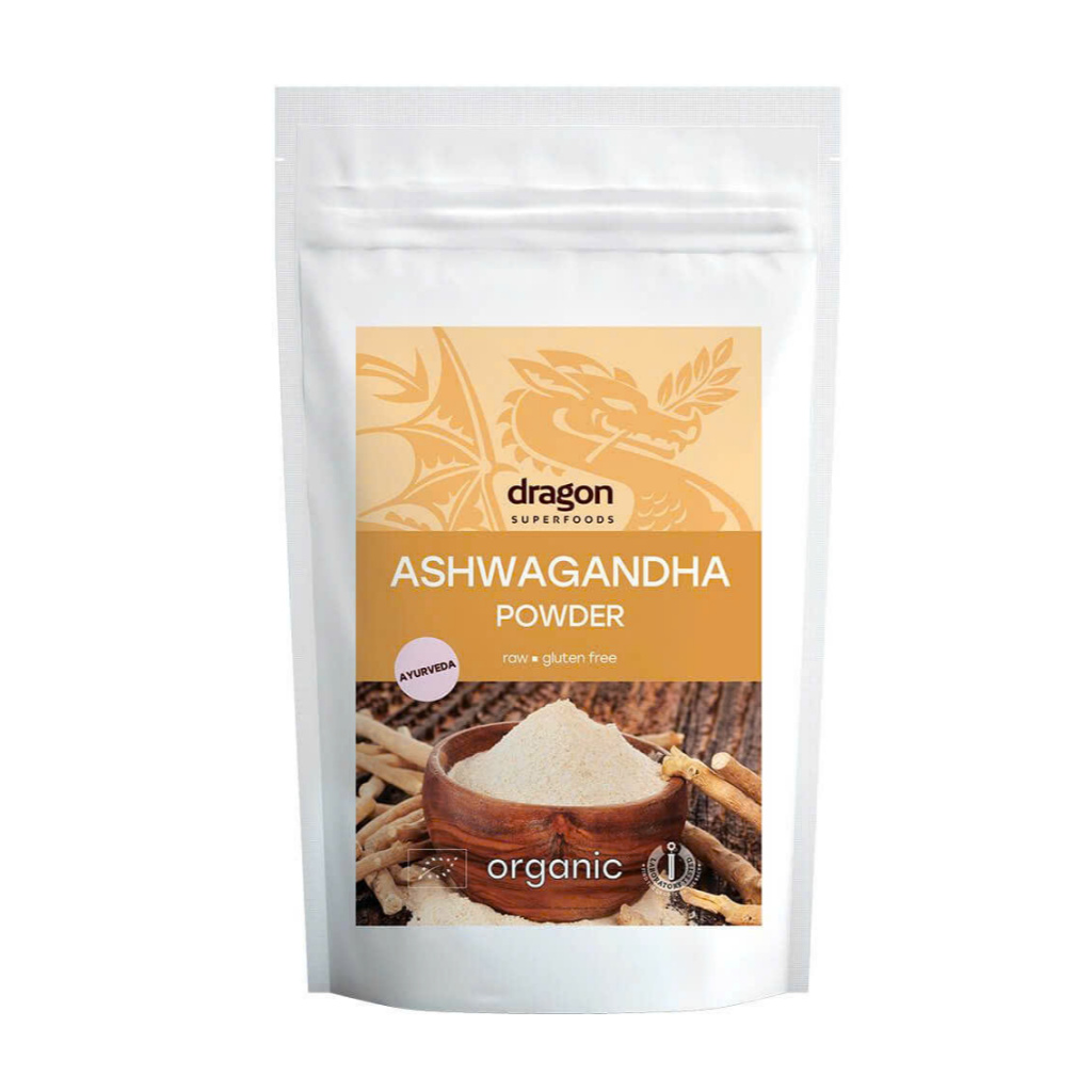 Bột nhân sâm Ấn Độ hữu cơ (Organic Ashwagandha Powder) - Dragon Superfoods - 200g