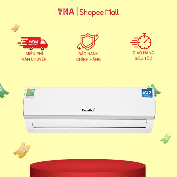 Điều hòa Funiki 1 chiều 11500 BTU HSC12TMU - Bảo hành chính hãng - Máy lạnh 1 chiều 1.5HP
