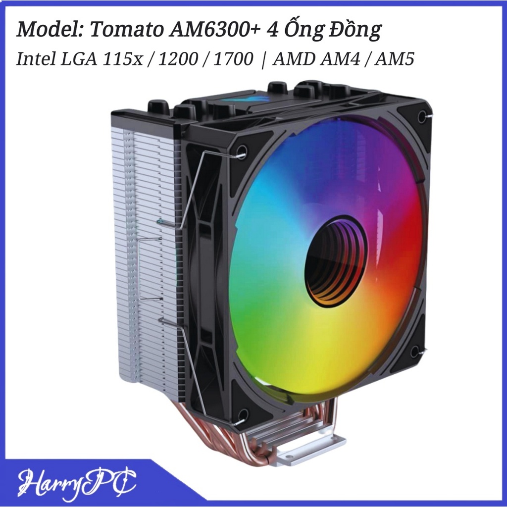 Tản Nhiệt Khí CPU TOMATO AM6300+ Hiệu Năng Mạnh Mẽ - Giá Cực Tốt
