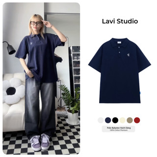 Áo Polo Lavi Studio Local Brand/ Logo thêu