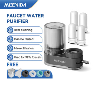 MEEVIDA  Đầu Lọc Nước Tại Vòi 7 Tầng Lọc Khử Mùi Khử Khuẩn Siêu Sạch Cặn Bẩn Clo – BH 12Tháng