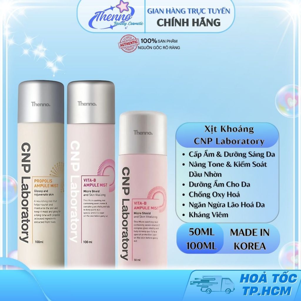 Xịt Khoáng Tinh Chất Keo Ong Tái Tạo Da CNP Laboratory Propolis Energy Ampule Mist 50ml