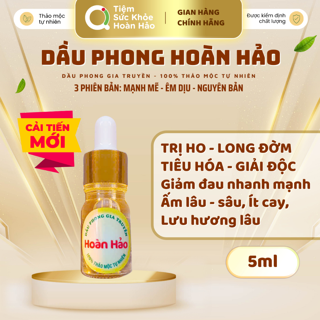 DẦU PHONG HOÀN HẢO 5ml - Tinh Dầu đa năng gia truyền