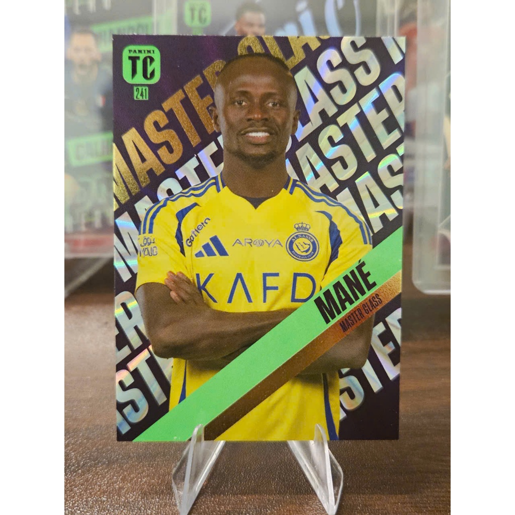 Thẻ MASTER CLASS Sadio Mane Panini Top Class Pure Football 2025 (Al Nassr)
