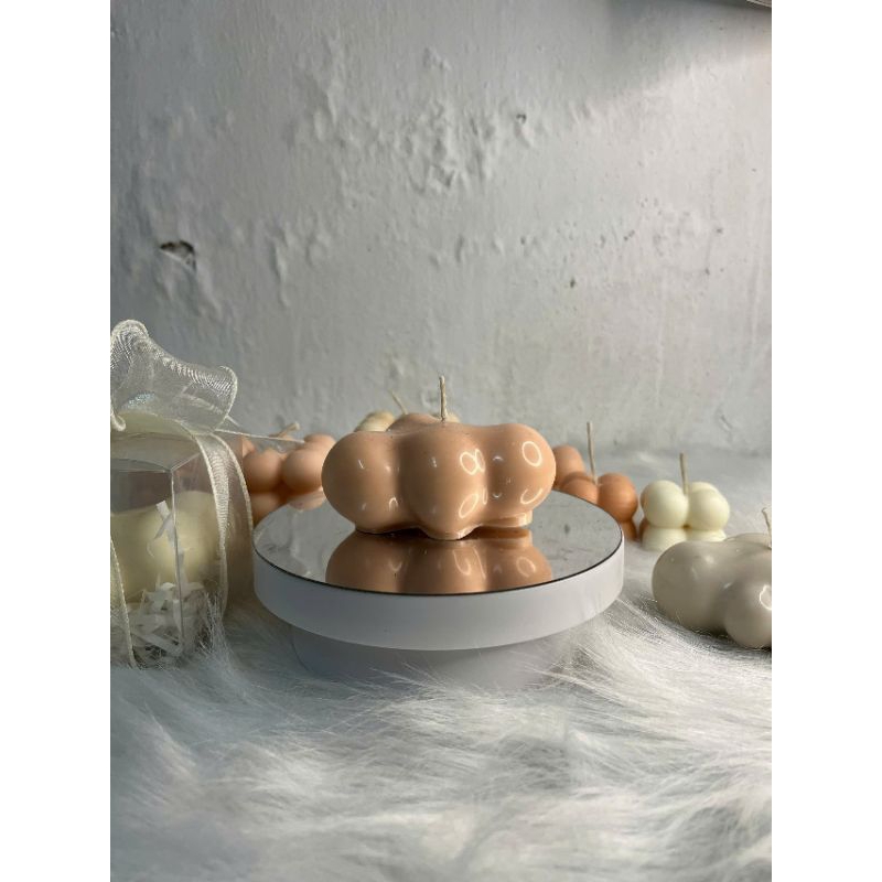 Nến Thơm Hình Đám Mây - HENEC | Decor Tối Giản, Sáp Cọ Tự Nhiên | Nhận Làm Theo Yêu Cầu