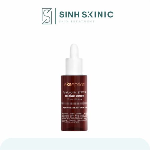 HÀNG CÔNG TY-Serum kẽm Ekseption Hyaluronic ZnPCA, giảm mụn, kiềm dầu