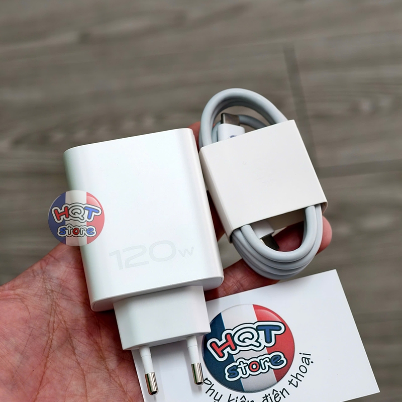 Bộ củ cáp sạc nhanh IQOO Vivo 120W + Cáp C to C chính hãng