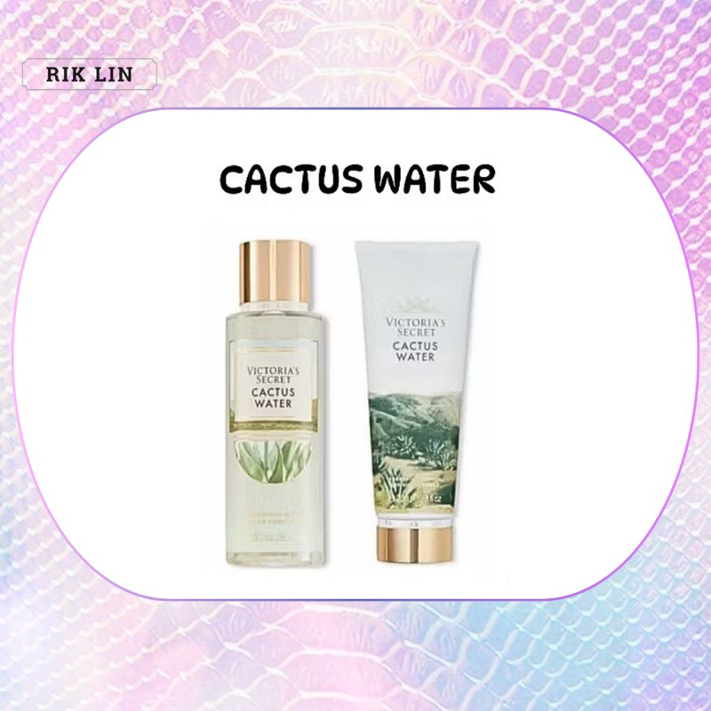 CACTUS WATER | CACTUS BLOSSOM |- Nến 1 Bấc - Body Mist  Usa
