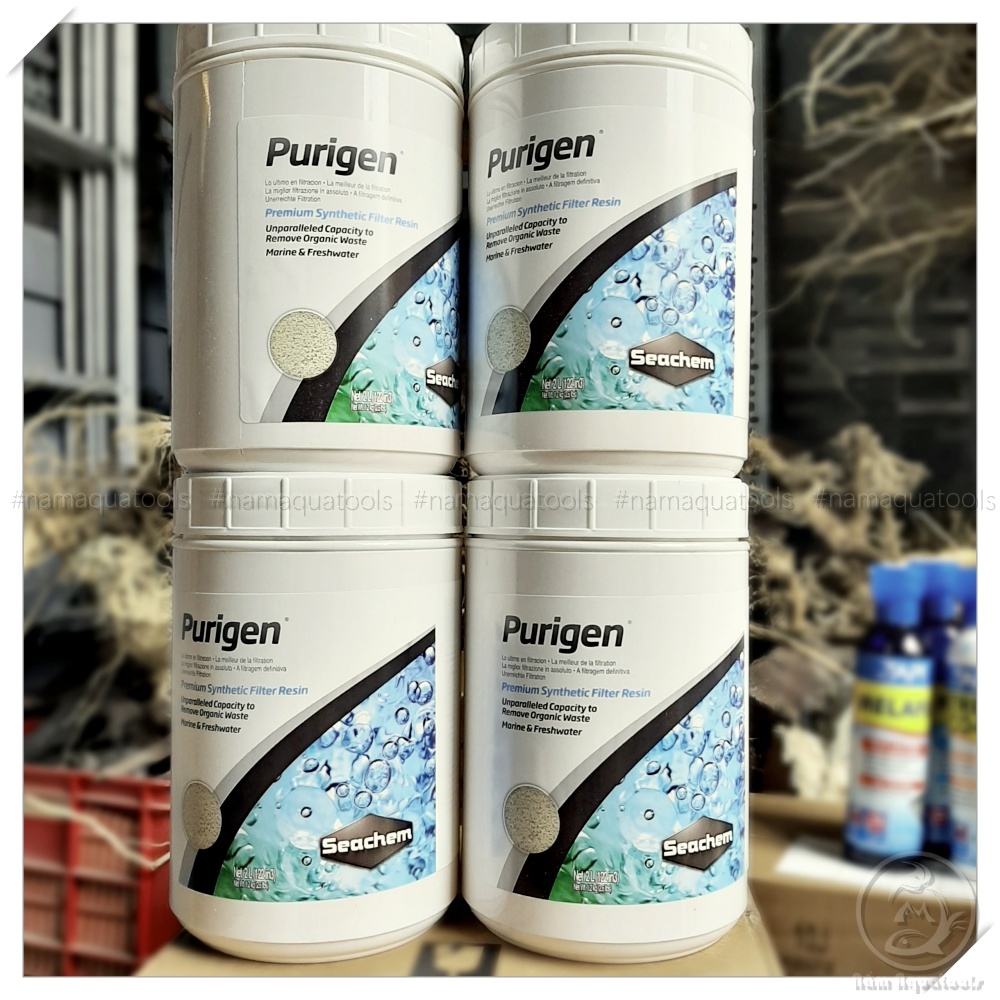 Seachem Purigen 100ml – Vật liệu lọc khử màu lũa, khử bụi và làm trong nước nhanh chóng