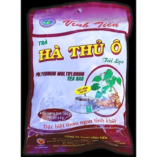 Trà hà thủ ô bịch 100 gói vĩnh tiến hạn mới