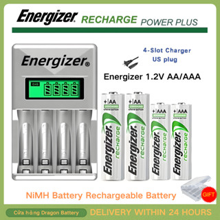 Pin sạc Energizer AA/AAA 1.2V NiMH 2000mAh 800mAh 4 tế bào , 4 khe cắm sạc