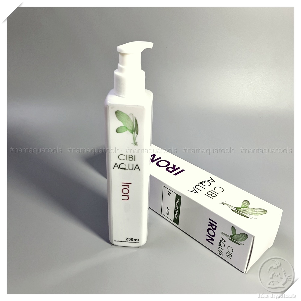 CiBi Iron 250mL – Phân nước bổ sung sắt giúp cây thuỷ sinh lên màu đỏ rực