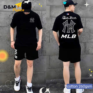 Bộ MLB NY siêu hot, Áo vải cotton cao cấp, Quần Nỉ Chân Cua dày dặn,full tag mac_AT086