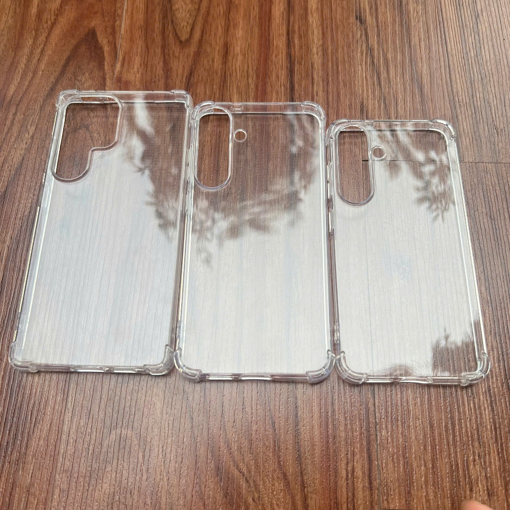 Ốp lưng Samsung S25 5G, S25 Plus 5G, S25 Ultra 5G dẻo silicon trong suốt và  chống sốc 4 góc
