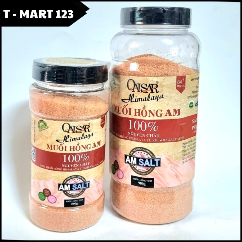 [ NHẬP KHẨU ] Hũ Muối Hồng Himalaya AM ORGANIC (500g, 900g)