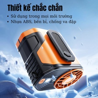 Quạt Mini Đeo Thắt Lưng F83 Giúp Làm Mát Hạ Nhiệt Cơ Thể Quạt Kẹp Hông Dung Lượng Pin 12000mAh 