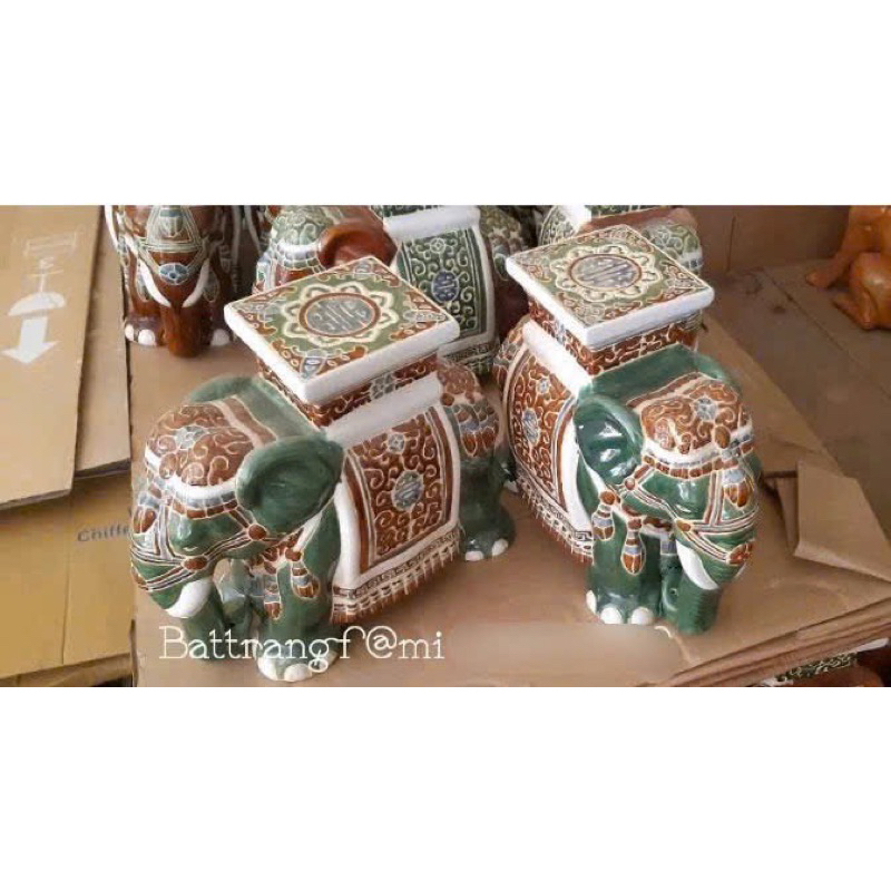 Đôn voi sứ hàng đẹp