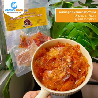 Bánh tráng trộn muối sặc chanh dây ớt rim CATSKY FOOD combo bánh tráng ủ bơ sốt muối béo đồ ăn vặt tiện lợi