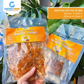  Bánh tráng trộn vị truyền thống CATSKY FOOD combo bánh tráng ủ bơ sốt muối béo đồ ăn vặt tiện lợi 