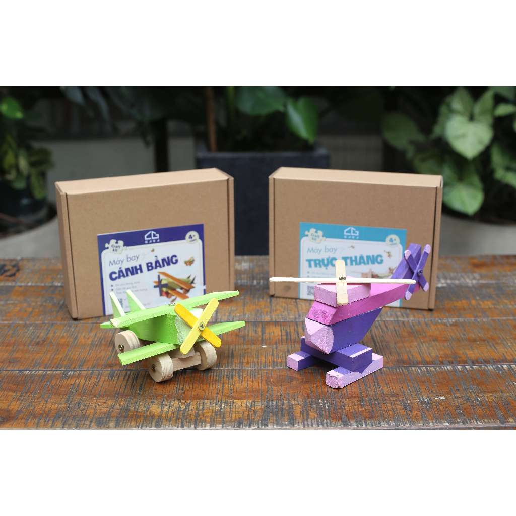 BỘ KIT LẮP RÁP MÁY BAY TRỰC THĂNG - MÁY BAY CÁNH BẰNG SIÊU DỄ THƯƠNG