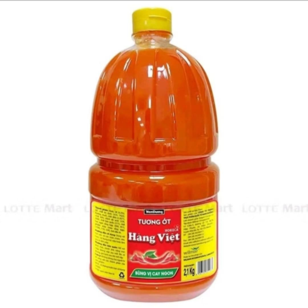 Tương ớt HORECA Nam Dương Hàng Việt chai 2.1 Kg