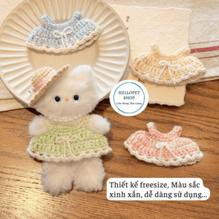 Váy cho Hamster, Đầm babydoll cho bọ ú, hamster, chuột lang, Váy đầm mini cho thú cưng, Đồ cho chuột