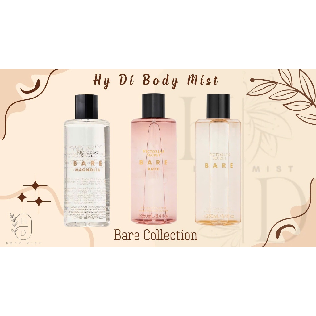 TESTER BARE- BARE ROSE- BARE MAGNOLIA - XỊT THƠM DƯỠNG THỂ BATH & BODY WORKS USA