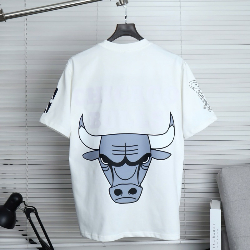 ÁO THUN CHICAGO BULL FORM RỘNG VẢI COTTON 2c DÀY DẶN