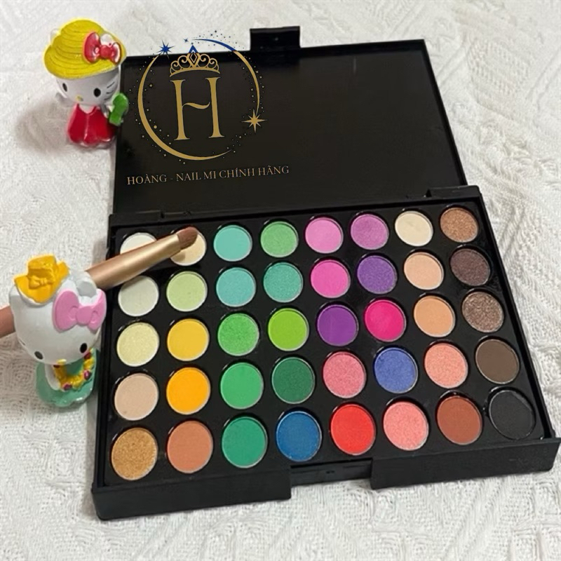 Bảng bột 40 màu dặm Ombre, Cọ dặm ombre, Bột dặm Ombre Nail - Hoangtb319