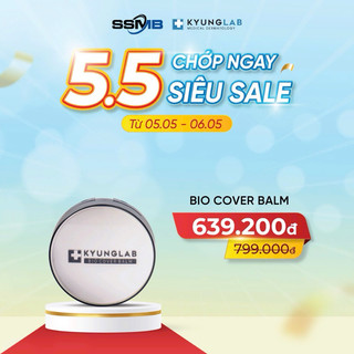 [TẶNG 5 GÓI KEM BODY/5 NẠ] Cushion Kyunglab Bio Cover Balm cho cả da nhạy cảm