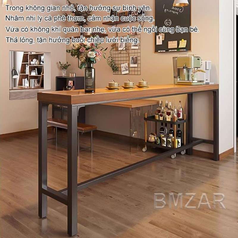 BMZAR Bàn ban công cửa sổ tích hợp bàn nhà bàn dài làm việc bàn cao phòng khách bàn ăn phòng trà | BigBuy360 - bigbuy360.vn