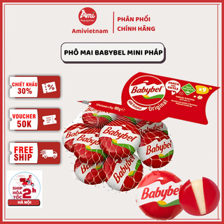 Phô Mai Tươi Babybel 180g - Phô Mai Babybel Pháp Túi Lưới 9v