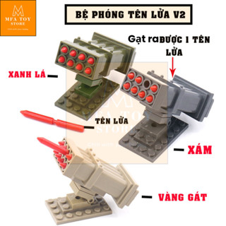  Đồ chơi lắp ráp swat army mô hình lắp ghép quân sự - Bệ phóng tên lửa V2 No.474 