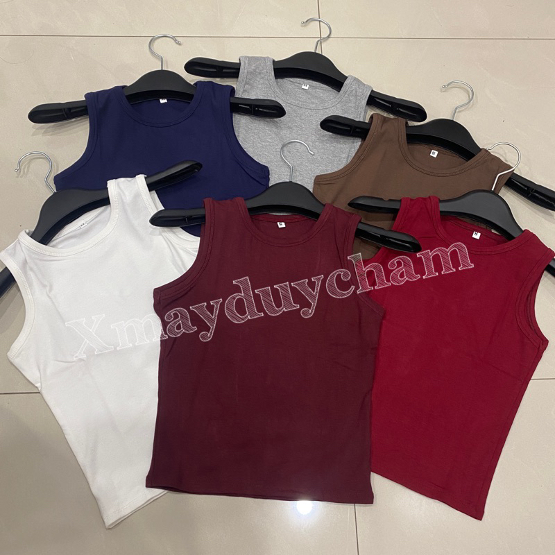 Áo Ba Lỗ Nữ Cotton Mịn Mát LENOGl, Áo 2 Dây Nữ Bản To, TankTop Nữ Phù Hợp Đi Tập Đi Chơi m681 | BigBuy360 - bigbuy360.vn