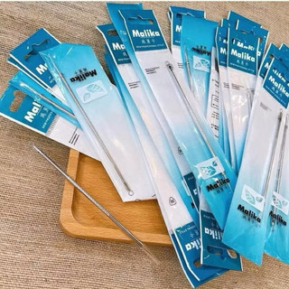 10 Que nặn mụn Malika, Cây nặn mụn Malika inox 2 đầu
