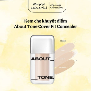   About_tone  Kem Che Khuyết Điểm ABOUT TONE Cover Fit Concealer thuần chay minna cosmetics 