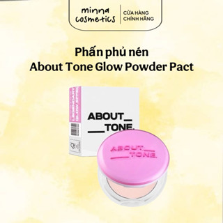   About_Tone  PHẤN PHỦ EGLIPS ABOUT TONE VỎ HỒNG GLOW POWDER PACT 