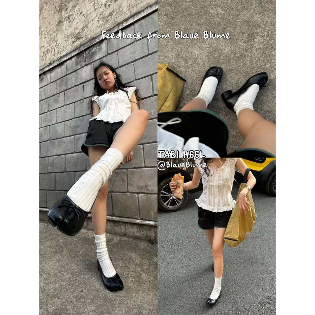 𝐁𝐥𝐚𝐮𝐞𝐁𝐥𝐮𝐦𝐞🦋✨(Sẵn) BlaueBlume Tabi Heel✨