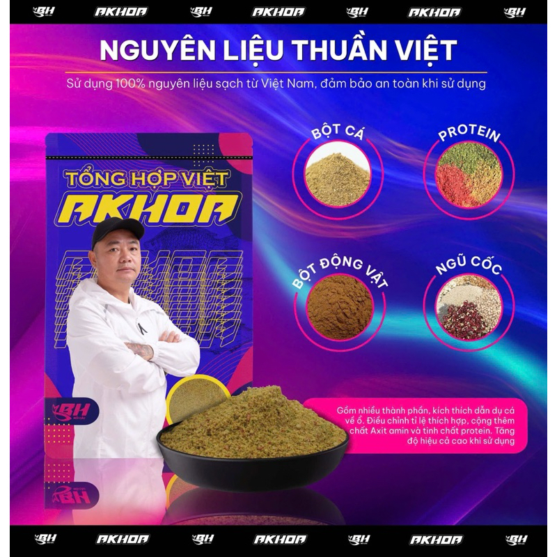 Cám Tổng Hợp AKHOA 250G Chất Lượng Cao