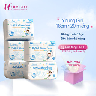 [Hoả Tốc] Băng Vệ Sinh Hằng Ngày Uucare Young Girl Singapore 18cm, Mỏng Nhẹ Chống Tràn Gói 20 Miếng